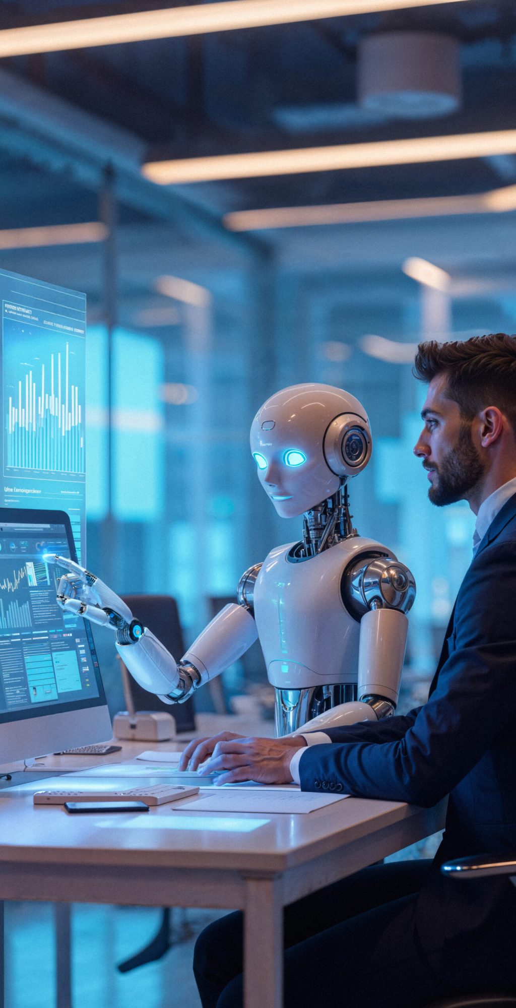 man-robot-working-together-high-tech-office