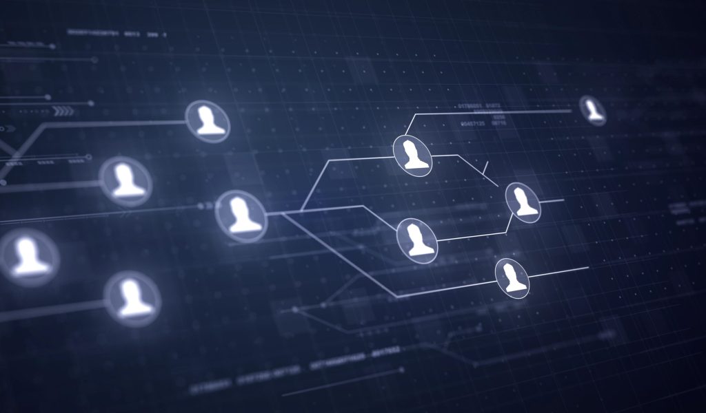User People Network Circuit Board Link Connection Technology
